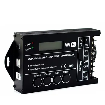 Wifi mobile phone control TC421 time controller programmable led lamp controller
Wifi mobile phone control TC421 time controller programmable led lamp controller