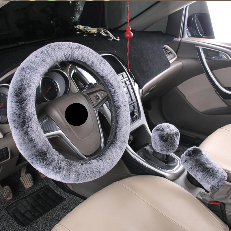 3Pcs/Set Car Steering Wheel Cover Warm Auto Accessorie Winter Interior Accessories Plush Steering-Wheel Cubre Volante Auto
3Pcs/Set Car Steering Wheel Cover Warm Auto Accessorie Winter Interior Accessories Plush Steering-Wheel Cubre Volante Auto