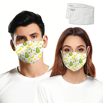 Reusable Mask Unisex Cute Avocado Print Protective Face Mask Washable Anti Pollution Dust Mask Fabric Cover PM2.5 Filter
Reusable Mask Unisex Cute Avocado Print Protective Face Mask Washable Anti Pollution Dust Mask Fabric Cover PM2.5 Filter