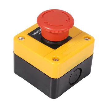 1Pc 660V 10A Plastic Shell Red Sign Emergency Stop Mushroom Push Button Switch New
1Pc 660V 10A Plastic Shell Red Sign Emergency Stop Mushroom Push Button Switch New