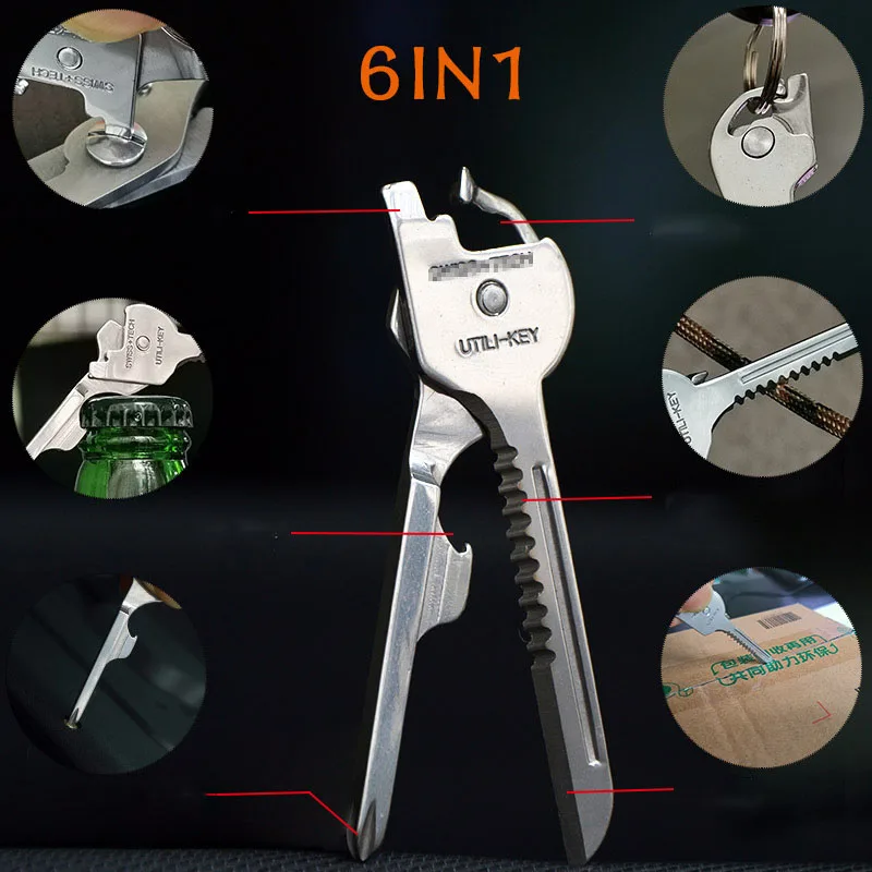 Edc gear Mini Utili Key shape ring pocket Opener Screwdriver keychain kit Tool survive Multi utility tactical Multipurpose Knife
Edc gear Mini Utili Key shape ring pocket Opener Screwdriver keychain kit Tool survive Multi utility tactical Multipurpose Knife
