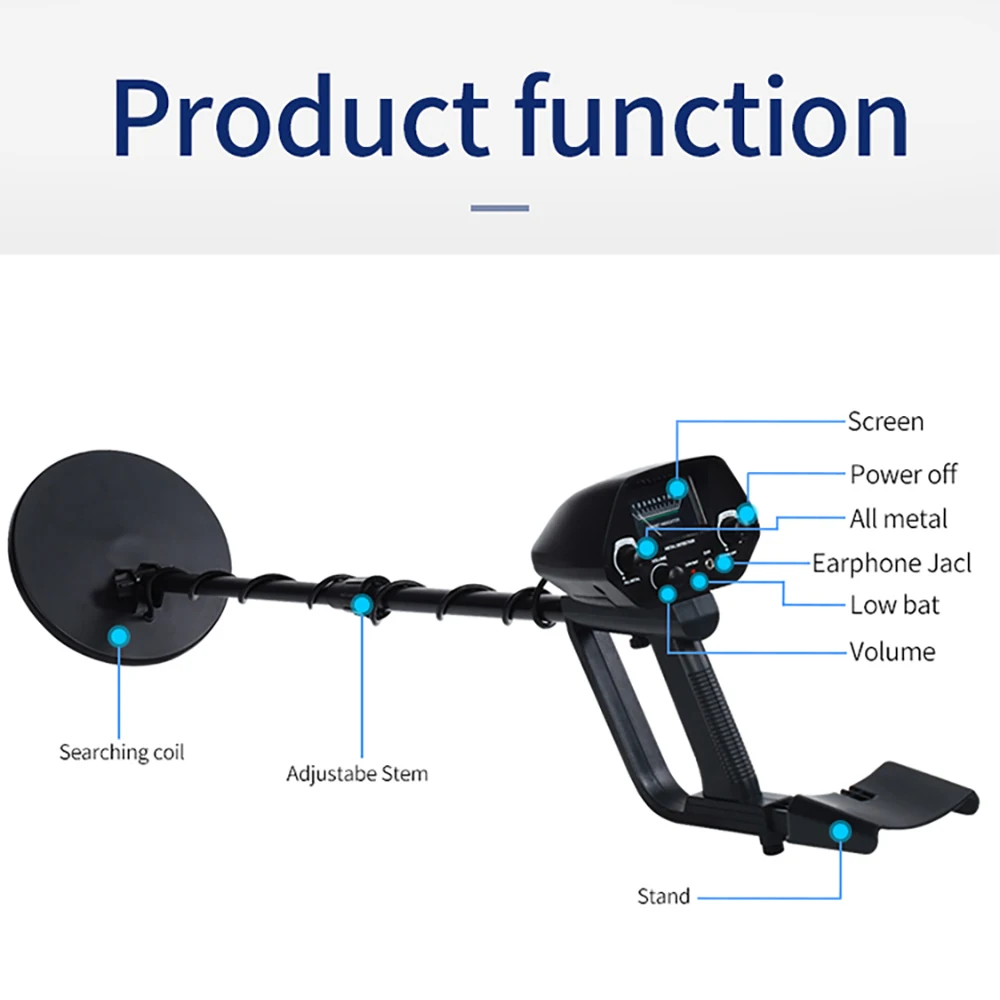 Metal Detector Underground Gold Detector Metal Length Adjustable Treasure Hunter Seeker Portable Hunter Detector
Metal Detector Underground Gold Detector Metal Length Adjustable Treasure Hunter Seeker Portable Hunter Detector