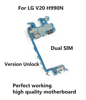 (Tested) Full Work Original Unlock Motherboard For LG V20 H990N Mainboard Global Firmware Circuit Electronic Panel Dual SIM 
(Tested) Full Work Original Unlock Motherboard For LG V20 H990N Mainboard Global Firmware Circuit Electronic Panel Dual SIM