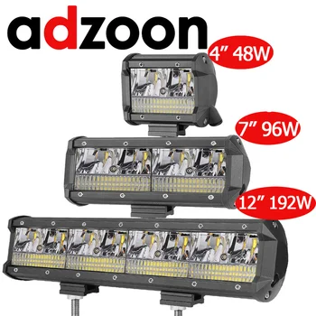 ADZOON 4'' 7'' 12inch 12V 24V offroad led light bar Spot Flood Combo 20'' 126W led Work Light for Jeep Car 4WD Truck SUV ATV 
ADZOON 4'' 7'' 12inch 12V 24V offroad led light bar Spot Flood Combo 20'' 126W led Work Light for Jeep Car 4WD Truck SUV ATV