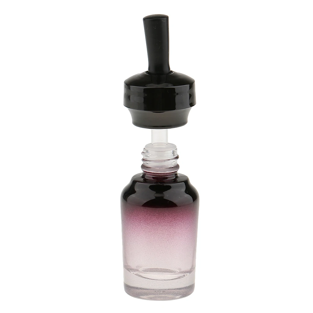 Purple Empty Glass Cap Bottle with Clear Dropper Pipette for Essential Oil Aromatherapy Makeup Purple Empty Glass Cap Bottle with Clear Dropper Pipette for Essential Oil Aromatherapy Makeup