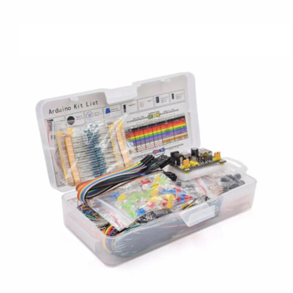 830 Hole Board For Uno R3 Component Set Introduction To Beginners Kit Electronic Components Compatible For Arduino
830 Hole Board For Uno R3 Component Set Introduction To Beginners Kit Electronic Components Compatible For Arduino