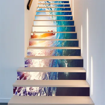 Wave Rolling Scenery Stair Decorative Sticker Self-adhesive Eco-friendly PVC Decal On Stairs Removable Home Renovation Wallpaper
Wave Rolling Scenery Stair Decorative Sticker Self-adhesive Eco-friendly PVC Decal On Stairs Removable Home Renovation Wallpaper