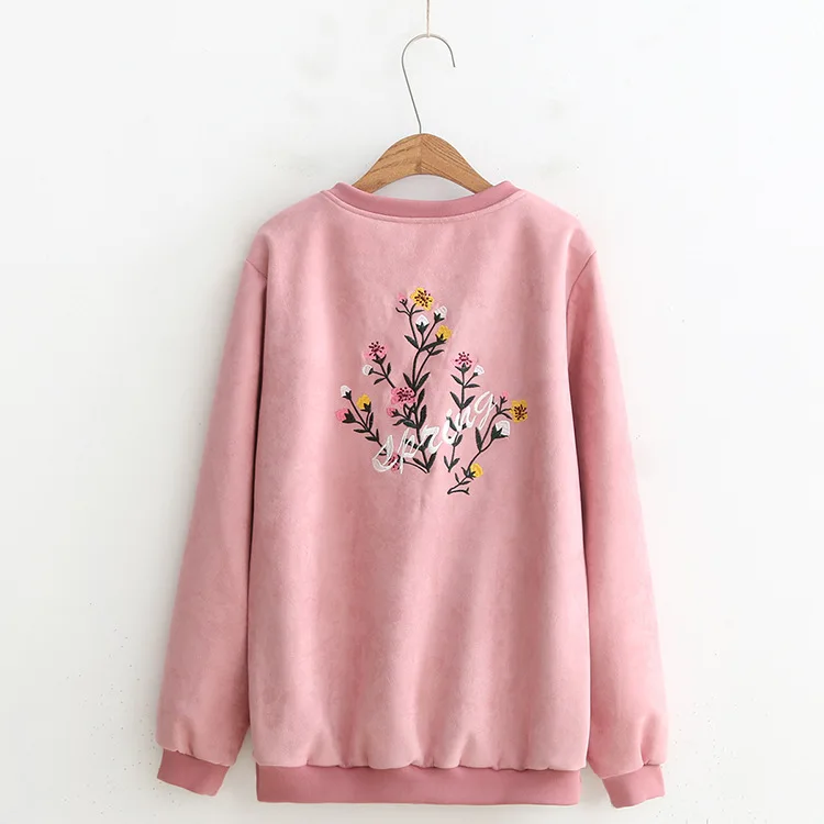 2018 Autumn New Style Literature And Art Embroidered Suede Stand Collar Baseball Uniform Jacket Middle Long Coat Women's Bicolor
2018 Autumn New Style Literature And Art Embroidered Suede Stand Collar Baseball Uniform Jacket Middle Long Coat Women's Bicolor