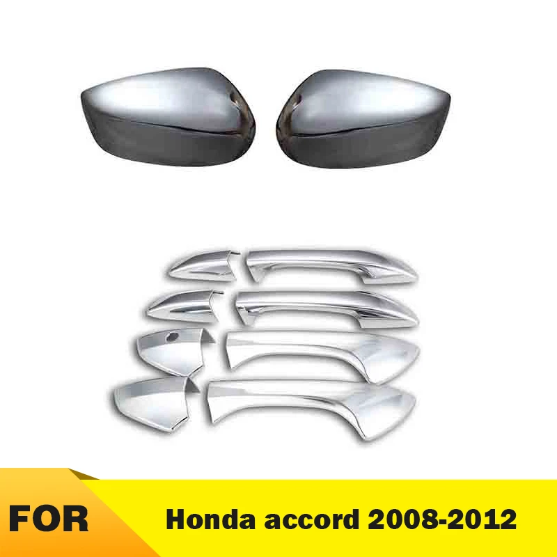 Car styling Chrome Side Rear View Mirror Cover and door handle cover Trim for honda accord 2008-2012
Car styling Chrome Side Rear View Mirror Cover and door handle cover Trim for honda accord 2008-2012