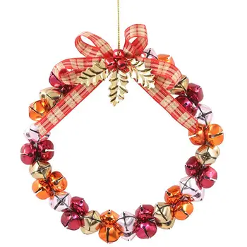 1pcs 28cm Christmas Wreath Door Wall Hanging Ornaments Red Bowknot Jingle Bells Garland Decoration Gifts For Christmas Party
1pcs 28cm Christmas Wreath Door Wall Hanging Ornaments Red Bowknot Jingle Bells Garland Decoration Gifts For Christmas Party