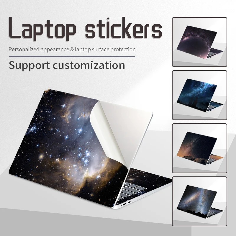 

Laptop Stickers Skin Notebook Vinyl Skin 11"12"13.3"14"15.6"17" DIY Sticker for HP/Macbook/Acer Starry Sky Cover Decorate Decal