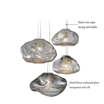 Nordic Simple Creative Shaped Designer Handmade Glass Pendant Lights Exhibition Hall Decorative Hanging Lamp Light Fixtures
Nordic Simple Creative Shaped Designer Handmade Glass Pendant Lights Exhibition Hall Decorative Hanging Lamp Light Fixtures