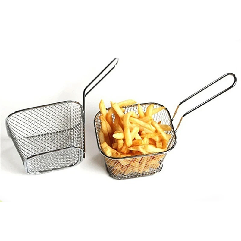 Stainless Steel Chips Mini frying Basket Strainer Fryer kitchen Cooking Chef Basket Colander Tool French Fries Basket
Stainless Steel Chips Mini frying Basket Strainer Fryer kitchen Cooking Chef Basket Colander Tool French Fries Basket