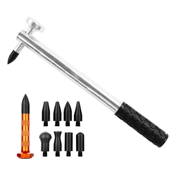 10Pcs Dent Repair Tool Kits Paintless Dent Removal Tap Down Tools Dent Rubber Hammer Auto Body DIY Dent Fix Tools
10Pcs Dent Repair Tool Kits Paintless Dent Removal Tap Down Tools Dent Rubber Hammer Auto Body DIY Dent Fix Tools