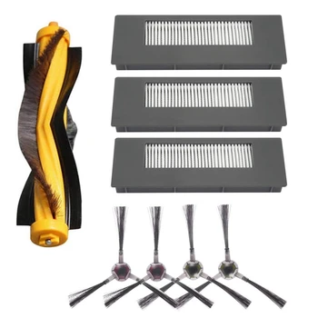 Replacement Filter and Brush Kit for ECOVACS DEEBOT 900 901 Robotic Vacuum Accessories - 8 Pack (3x Filter + 4x Side Brush+1x Ma 
Replacement Filter and Brush Kit for ECOVACS DEEBOT 900 901 Robotic Vacuum Accessories - 8 Pack (3x Filter + 4x Side Brush+1x Ma