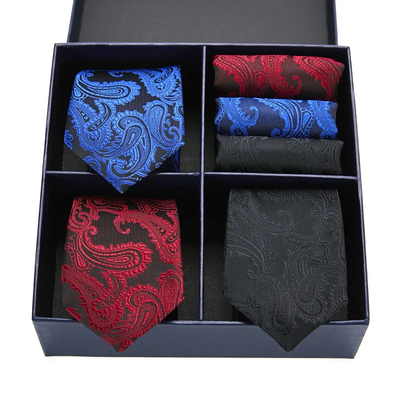 Gift box Packing 3 Colors Luxury Silk Ties Men Fashion Necktie Gift Box Ties for Men Neckties handkerchief set Mens Tie
Gift box Packing 3 Colors Luxury Silk Ties Men Fashion Necktie Gift Box Ties for Men Neckties handkerchief set Mens Tie