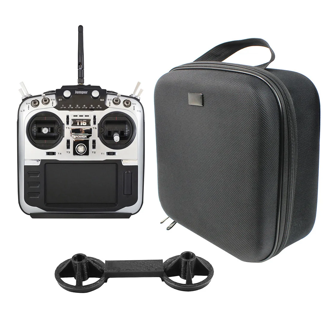 Jumper-XYZ T16 Pro Hall V2 Gimbal Open Source Built-in Module Multi-protocol Radio Transmitter 2.4G 16CH 4.3" LCD Rocker Mount
Jumper-XYZ T16 Pro Hall V2 Gimbal Open Source Built-in Module Multi-protocol Radio Transmitter 2.4G 16CH 4.3" LCD Rocker Mount