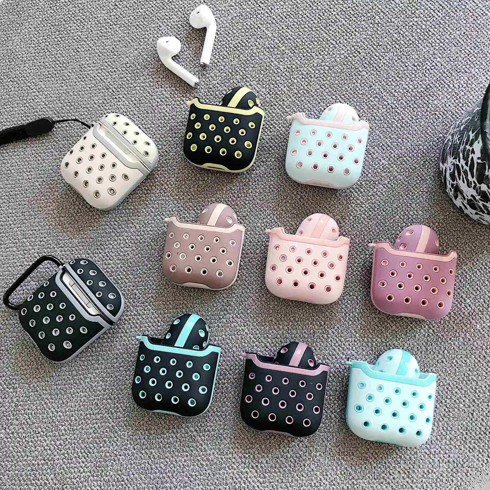 For AirPods Case Earphone Soft Silicone Case For Apple Airpods2 Cover Charging Box Protective Accessories With Finger Ring Strap
For AirPods Case Earphone Soft Silicone Case For Apple Airpods2 Cover Charging Box Protective Accessories With Finger Ring Strap