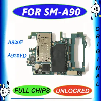 Original Motherboard For Samsung Galaxy A90 Mainboard A920F A920FD 2 SIM unlocked full Chips Logic Board unlock mother boards
Original Motherboard For Samsung Galaxy A90 Mainboard A920F A920FD 2 SIM unlocked full Chips Logic Board unlock mother boards