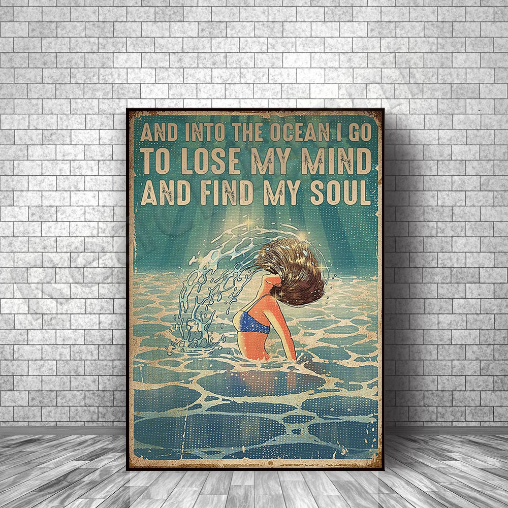 Swimming swimming poster girl and in the ocean I will lose my mind and find my soul poster birthday gift
Swimming swimming poster girl and in the ocean I will lose my mind and find my soul poster birthday gift