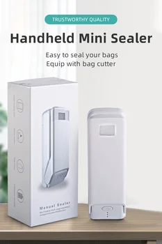 Portable Food Vaccum Sealer Autometic Sealing Machine Multi-function Mini Small Home Hand Pressure Snack Packer USB Charge
Portable Food Vaccum Sealer Autometic Sealing Machine Multi-function Mini Small Home Hand Pressure Snack Packer USB Charge