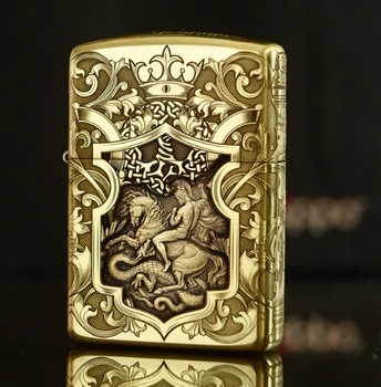 ZGQ3D 168 armor gold Five-sided relief Emboss St George kill the Dragon Deep Engraving Lighter
ZGQ3D 168 armor gold Five-sided relief Emboss St George kill the Dragon Deep Engraving Lighter