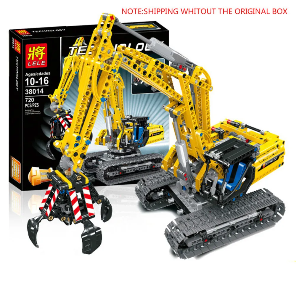 720pcs 2in1 Fit LegoINGlys Technic Excavator Model Building Blocks Brick Without Motors City Leping Toys for Kid Children Gifts
720pcs 2in1 Fit LegoINGlys Technic Excavator Model Building Blocks Brick Without Motors City Leping Toys for Kid Children Gifts