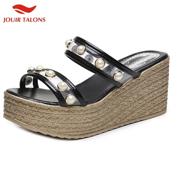 Jouir Talons Trendy Pearls Transparent High Heels Summer Sandals Wedges Pumps Woman Shoes Women
Jouir Talons Trendy Pearls Transparent High Heels Summer Sandals Wedges Pumps Woman Shoes Women