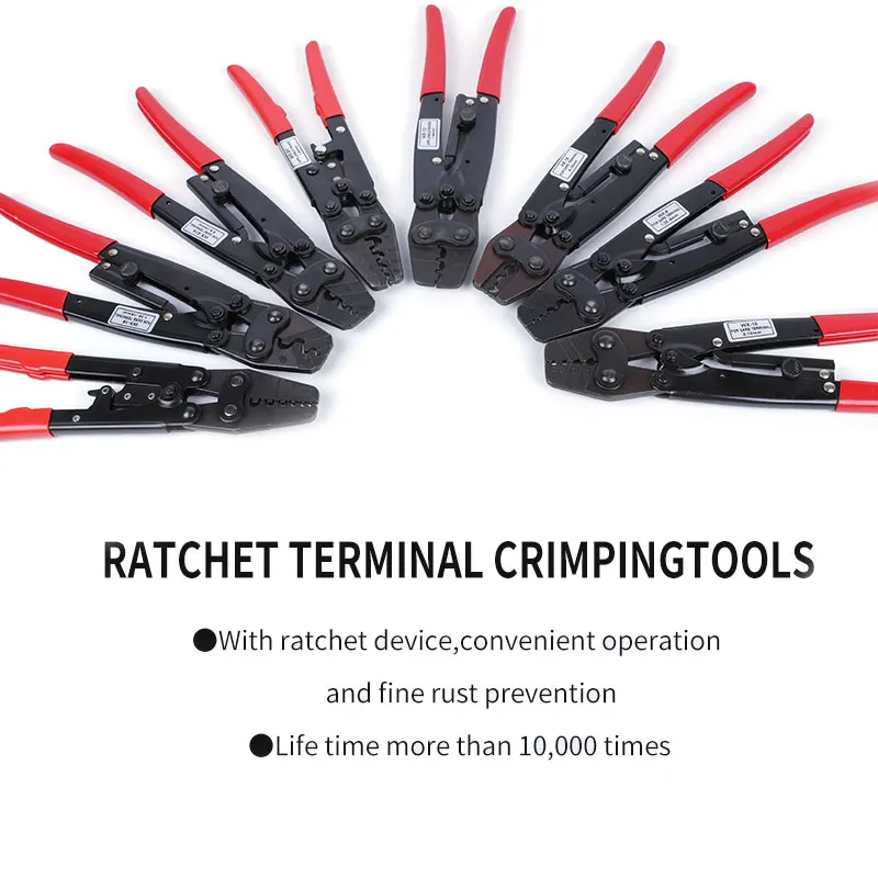 Crimping Pliers Ratchet A Variety Of Tools To Choose from Crimping Tools Japanese Style Crimping Piler For Terminal WX-6
Crimping Pliers Ratchet A Variety Of Tools To Choose from Crimping Tools Japanese Style Crimping Piler For Terminal WX-6
