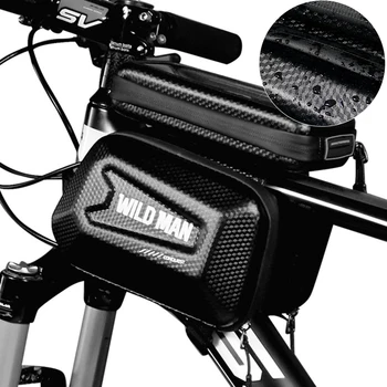 WILDMAN Waterproof Bicycle Bag Frame Front Tube Cycling Phone Holder For 4.2Inch Anti Pressure Rainproof Saddle Tail Bag
WILDMAN Waterproof Bicycle Bag Frame Front Tube Cycling Phone Holder For 4.2Inch Anti Pressure Rainproof Saddle Tail Bag