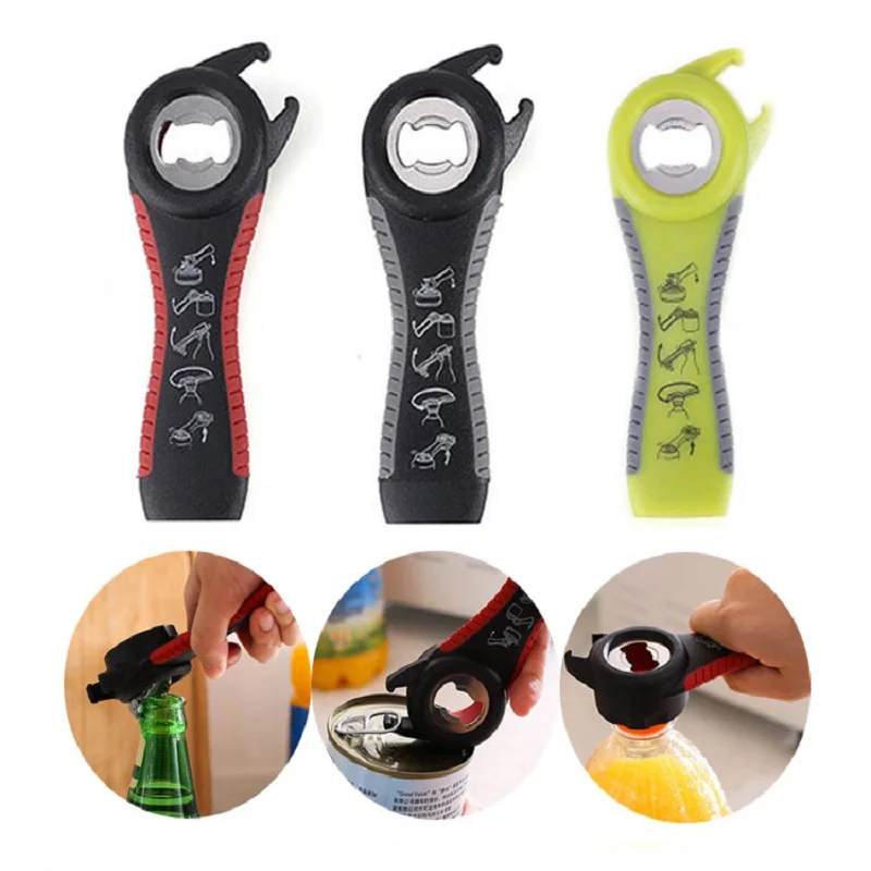 5 in 1 Multi-function Can Opener Stainless Steel Can Jar Bottle Opener Beer Good Kitchen Gadgets Bar Bar Drinking Accessories
5 in 1 Multi-function Can Opener Stainless Steel Can Jar Bottle Opener Beer Good Kitchen Gadgets Bar Bar Drinking Accessories