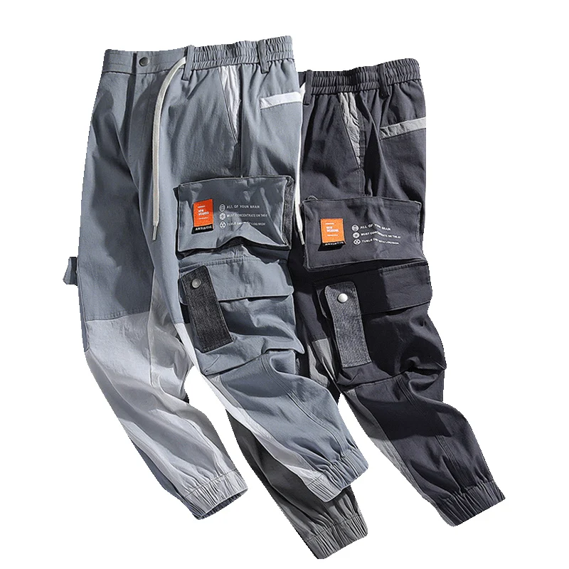 2020 New Spring Hip Hop Man Pants autumn Streetwear Side Pocket Joggers Trousers Men LBZ209 | Мужская одежда