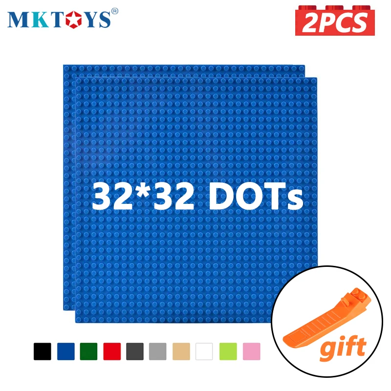 MKTOYS Base Plates 32*32 DOTs 2PCS Set Baseplate for Classic Building Bricks Blocks Multicolors Blue Green Educational Kids Toy
MKTOYS Base Plates 32*32 DOTs 2PCS Set Baseplate for Classic Building Bricks Blocks Multicolors Blue Green Educational Kids Toy