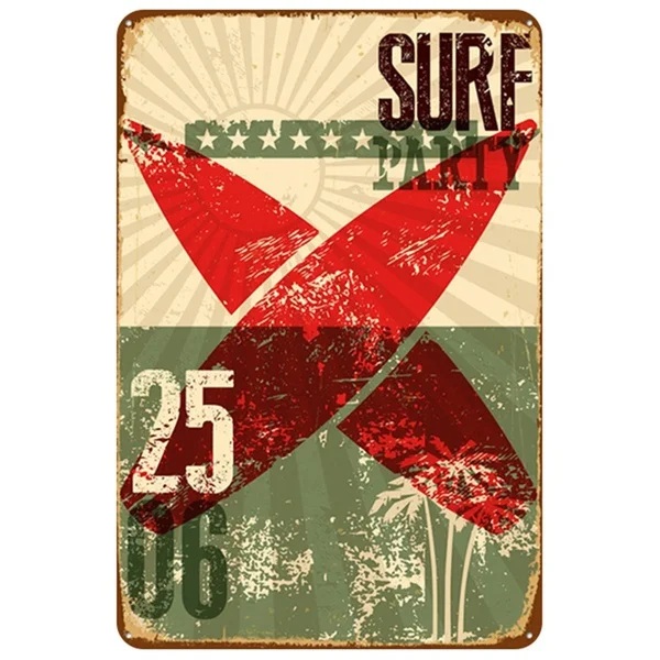 Letrero de para fiesta de Surf,de la pared del Pub, cocina, dormitorio, sala de estar, Bar, Retro
Letrero de para fiesta de Surf,de la pared del Pub, cocina, dormitorio, sala de estar, Bar, Retro