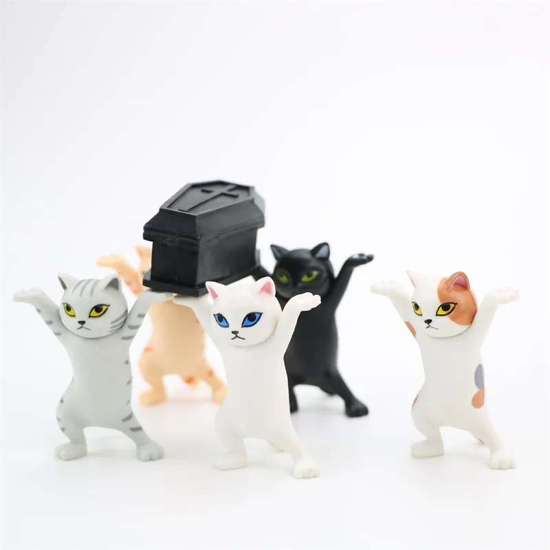5 Style/lot Kid Children Funny Toys Gift Cat Carrying Coffin Figure Doll Animals Figurines Doll Handmade Decoration Toys Gifts
5 Style/lot Kid Children Funny Toys Gift Cat Carrying Coffin Figure Doll Animals Figurines Doll Handmade Decoration Toys Gifts