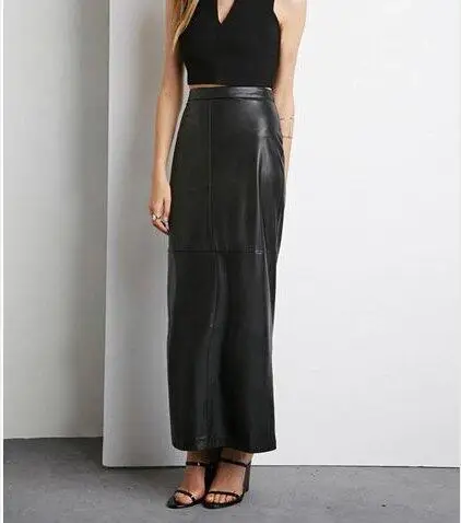 Woman Big Plus Size 8XL Maxi Long Black Faux Leather Skirt Women Saia Longa Femininas Ladies High Waist Straight Skirts
Woman Big Plus Size 8XL Maxi Long Black Faux Leather Skirt Women Saia Longa Femininas Ladies High Waist Straight Skirts