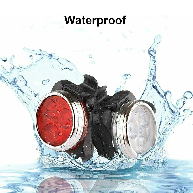 LED Head Front Rear Tail light Rechargeable Bicycle Bike Head Tail Light Set Waterproof Super Bright USB Rechargeable Lamp
LED Head Front Rear Tail light Rechargeable Bicycle Bike Head Tail Light Set Waterproof Super Bright USB Rechargeable Lamp