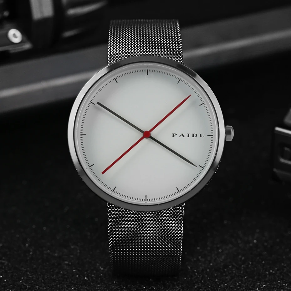 Fashion Casual Watch PAIDU Brand Quartz Analog Mesh Band Dress Sports Mens Watch Top Brand Luxury Men`s Quartz Clock Man relogio 2019 (2)