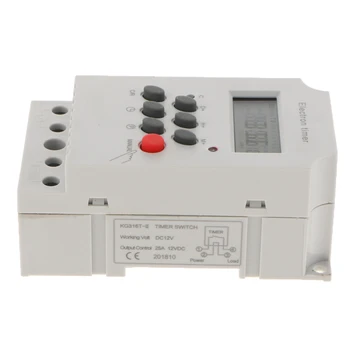 7 Days 24H Programmable LCD Digital Relay Timer Switch Mini Time Relay AC/DC 12V
7 Days 24H Programmable LCD Digital Relay Timer Switch Mini Time Relay AC/DC 12V