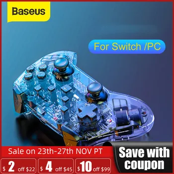Baseus Wireless Bluetooth Gamepad For Nintendo Switch Controller Remote Console For NS PC Computer Joystick Games Accessories
Baseus Wireless Bluetooth Gamepad For Nintendo Switch Controller Remote Console For NS PC Computer Joystick Games Accessories