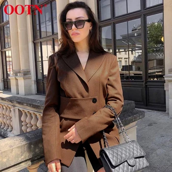 OOTN Vintage Autumn Winter Brown Women Blazer Coat High Street Long Sleeve Double Breasted Women Blazer Suit Office Ladies
OOTN Vintage Autumn Winter Brown Women Blazer Coat High Street Long Sleeve Double Breasted Women Blazer Suit Office Ladies