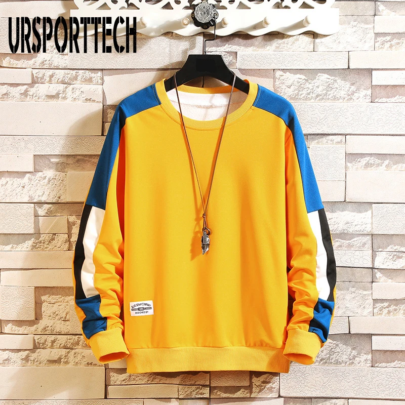 2020 New Men Hoodies Casual Solid Splice Pullover O-Neck Slim Fit Men's Sportswear Patchwork Sweatshirt Male Hoody Tracksuit
2020 New Men Hoodies Casual Solid Splice Pullover O-Neck Slim Fit Men's Sportswear Patchwork Sweatshirt Male Hoody Tracksuit