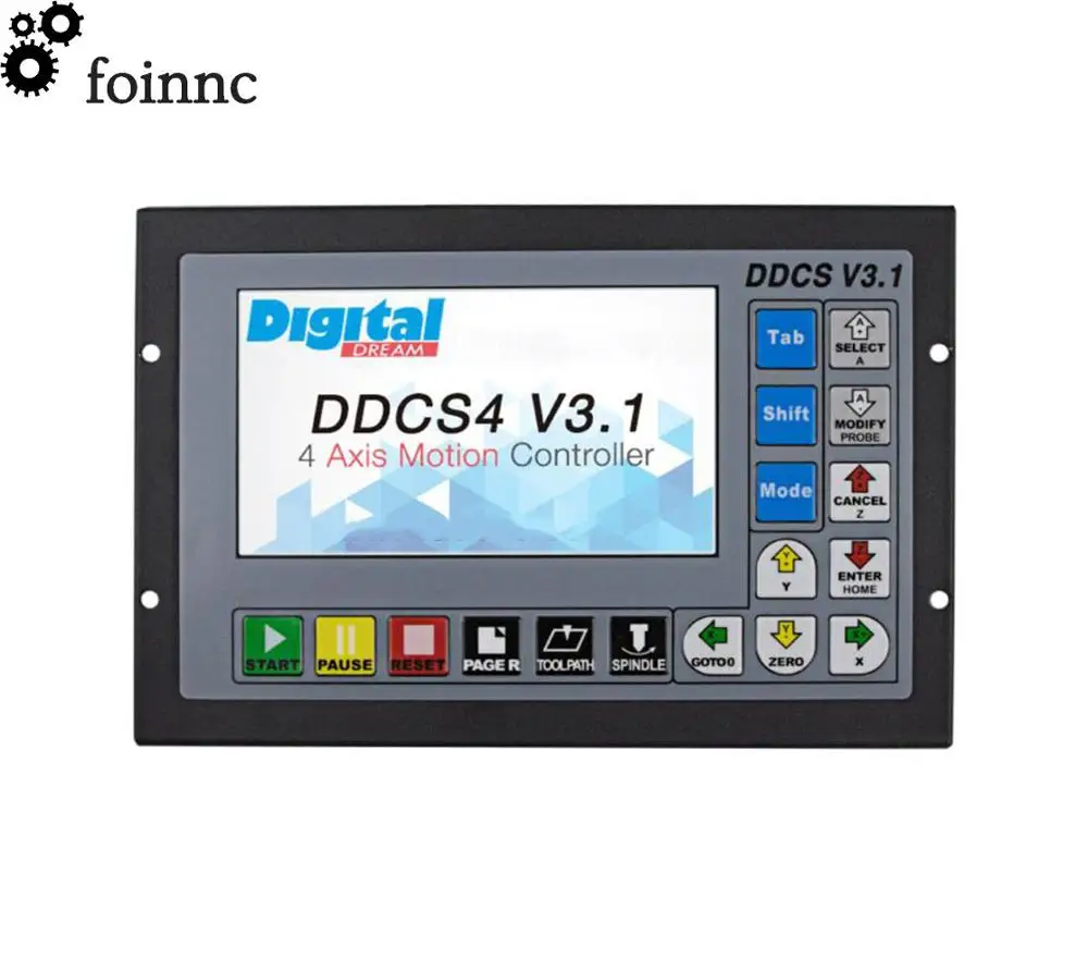 Upgraded DDCSV3.1 3/4 axis 500KHz G-Code Offline Controller for CNC Drilling Milling
Upgraded DDCSV3.1 3/4 axis 500KHz G-Code Offline Controller for CNC Drilling Milling