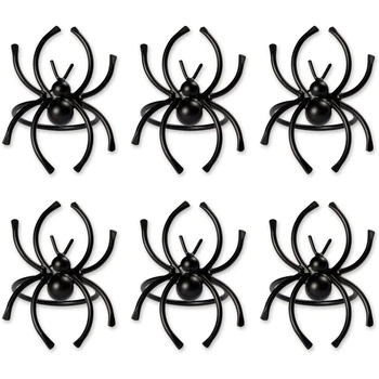 Halloween Napkin Decoration Spider Paper Towel Ring Hotel Dining Table Set Western Tableware Accessories 6Pcs
Halloween Napkin Decoration Spider Paper Towel Ring Hotel Dining Table Set Western Tableware Accessories 6Pcs