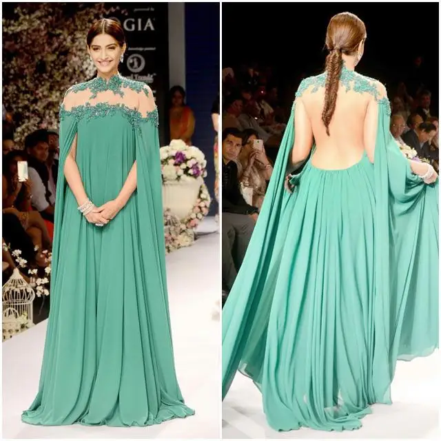 Gorgeous Bright Green Full Sleeves High Neck Sheer Back Sexy Evening prom gown Vestido De Festa mother of the bride dresses
Gorgeous Bright Green Full Sleeves High Neck Sheer Back Sexy Evening prom gown Vestido De Festa mother of the bride dresses