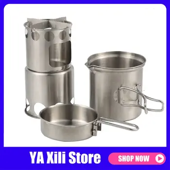 Outdoor Portable Camping Hiking Stainless Steel Wood Stove Picnic Cookers Wild Stoves Outdoor Cooking Picnic Hunting
Outdoor Portable Camping Hiking Stainless Steel Wood Stove Picnic Cookers Wild Stoves Outdoor Cooking Picnic Hunting