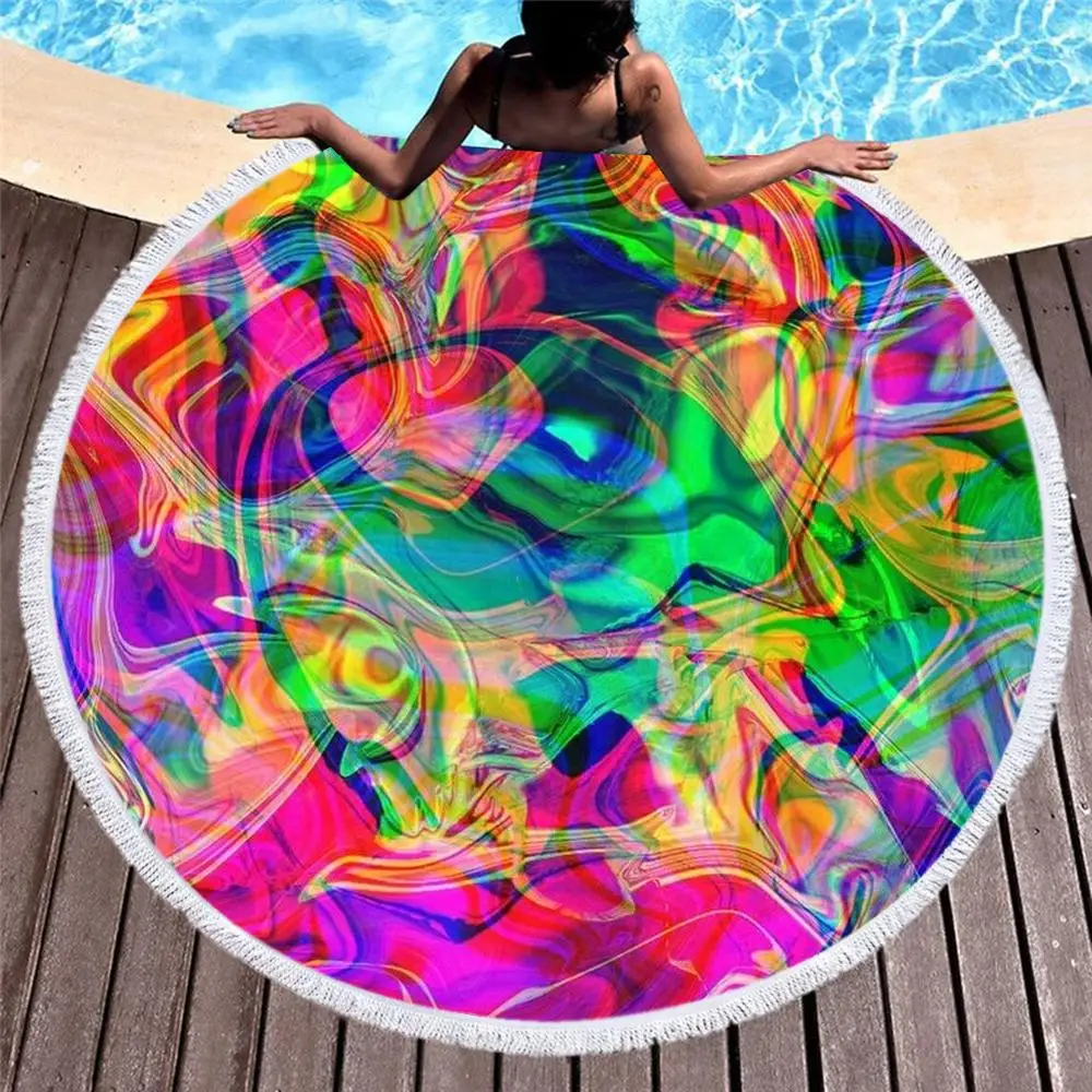Colorful Large Round Beach Towel for Adult Quicksand Microfiber Bath Towel color Blanket Cover Dropship 004
Colorful Large Round Beach Towel for Adult Quicksand Microfiber Bath Towel color Blanket Cover Dropship 004