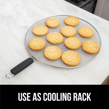 Splatter Screens for Frying Pan Shields Grease and Oil Splashes Fine Mesh Guard Protects Stove Tops from Cooking Splatte HYD88
Splatter Screens for Frying Pan Shields Grease and Oil Splashes Fine Mesh Guard Protects Stove Tops from Cooking Splatte HYD88