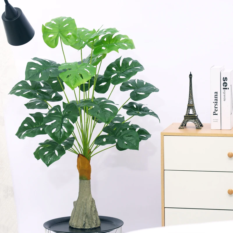 95cm Large Artificial Monstera Plants Tropical Tall Palm Tree Fake Turtle Leaves Plastic Palm Leafs For Home Garden Decoration
95cm Large Artificial Monstera Plants Tropical Tall Palm Tree Fake Turtle Leaves Plastic Palm Leafs For Home Garden Decoration
