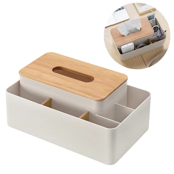 Multi-function Tissue Box Durable Sundries Storage Container Useful Paper Towel Organizer for Home Bar Office
Multi-function Tissue Box Durable Sundries Storage Container Useful Paper Towel Organizer for Home Bar Office